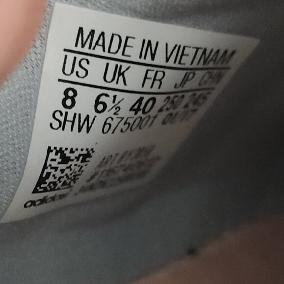 Adidas NMD Boost Woman's Pink and Gray Sneakers Size 8 - Picture 13 of 13